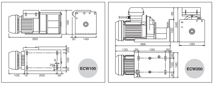 HHH ECW小型卷?yè)P(yáng)機(jī)尺寸圖